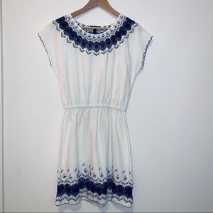 J. Crew white linen summer dress